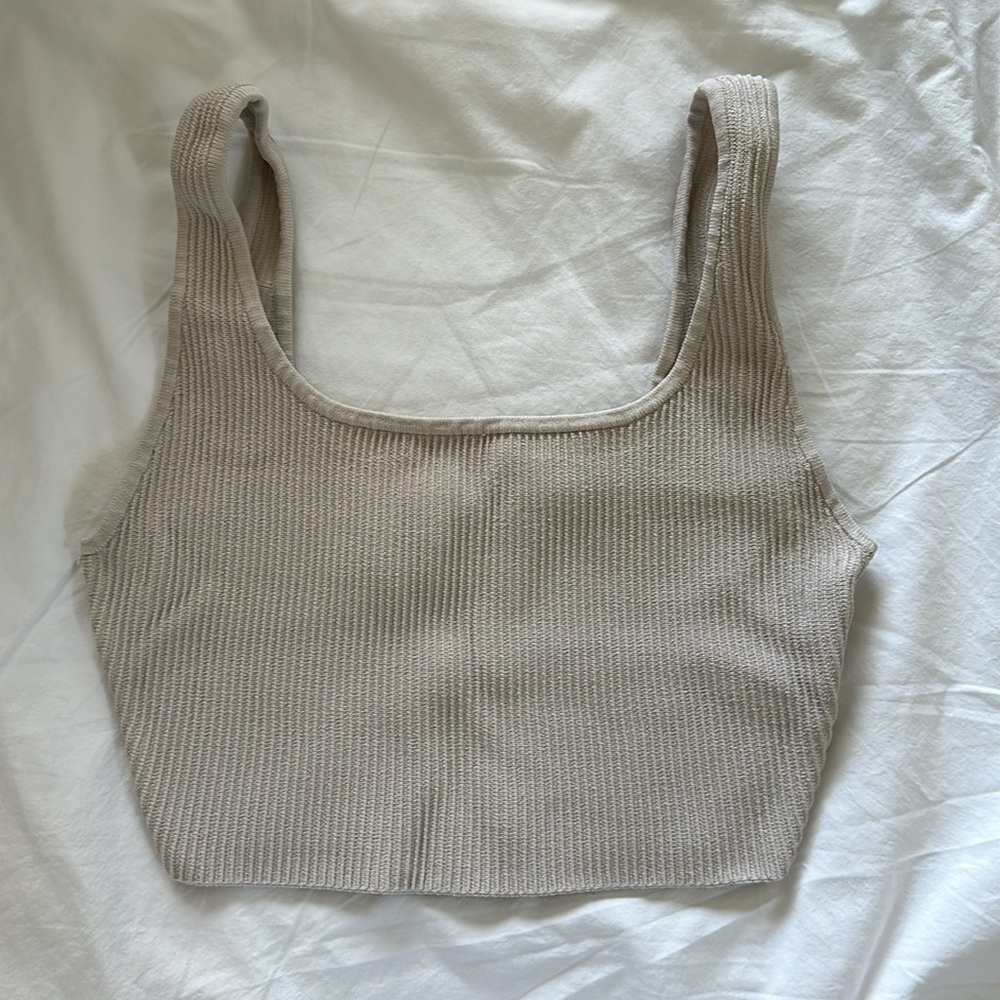 Matte Pearl Babaton Sculpt Knit Top